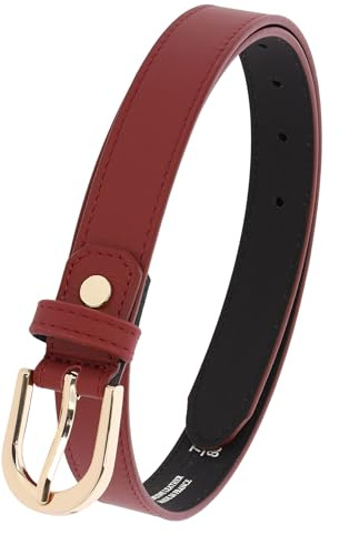 FASHIONGEN - Ceinture pour femme en Cuir Italien, fabriqué en France, LUNA