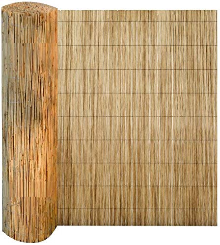 Schilfrohrmatte 120x600 cm Sichtschutz Zaun Schilfrohrmatte Windschutz Blickschutz