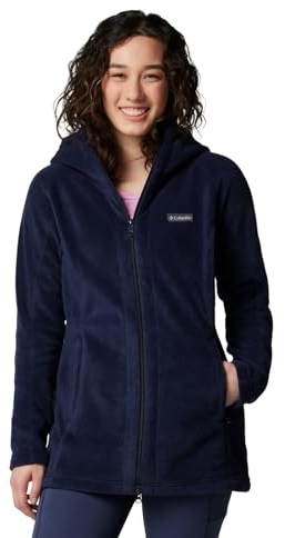 Columbia Damen Benton Springs Ii Long Hoodie Fleecejacke, Dunkle Nacht, M