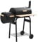 vidaXL Holzkohlegrill Standgrill Gartengrill Grillwagen Grill Barbecue Smoker