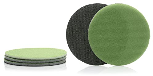 GLASS POLISH 14303 GlasX120 Disques abrasifs professionnels pour verre et plastique | Grain P180 | Ø 75 mm | Paquet de 5