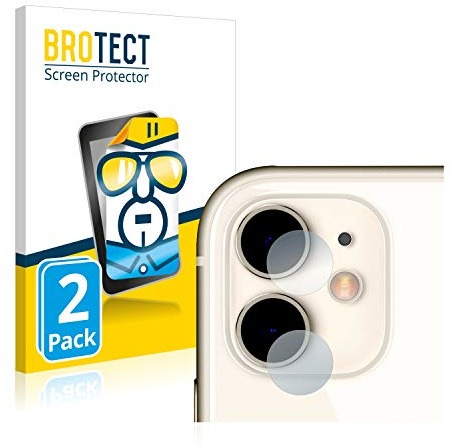 brotect Screen Protector compatible with Apple iPhone 11 (ONLY Camera Lens) (2 Pack) - HD-Clear Protection Film