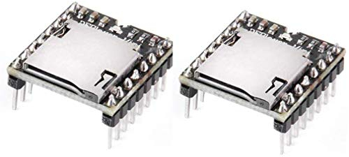 Hailege 2pcs MP3 Player Mini MP3 Player Audio Voice Modul TF Karte U Disk Board DFPlayer Audio Voice Musik Modul