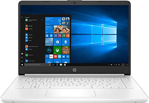 HP 14s-dq1001ns - Computer portatile da 14 FullHD (Intel Core i3-1005G1, 8 GB di RAM, 256 GB SSD, Intel UHD Graphics, Windows 10), bianco, tastiera QWERTY spagnola