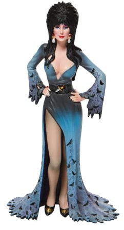 ENESCO Couture de Force Elvira Mistress of The Dark Figur, 21 cm, Mehrfarbig, 8.94 Inch