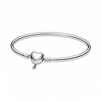 PANDORA Bracciale rigido Infinity Moments 598891C00-19 Donna Argento