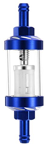 Filtro carburante per moto, Filtro Benzina per Moto, filtro per gasolio, Filtro carburante alluminio Filtro benzina carburatoreper accessori moto ATV Dirt Pit Bike Moto Scooter