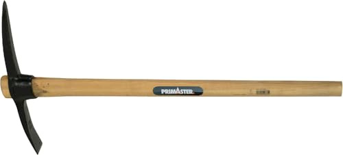 Primaster Kreuzhacke Spitzhacke Pickel Holzstiel Flachhacke 2,5kg