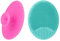 Facial Cleansing Brush Silicone Face Massager Brush Face Scrub Pads for Exfoliating, Anti-Aging Skin Cleanser and Deep Exfoliator Makeup Tool for All Skin Types ( 2 PCS Color Random)