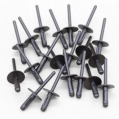 NC Lot de 40 rivets aveugles pour garde-boue de roue de véhicule, garnitures en plastique, clips de retenue de puits de roue à bascule pour BMW