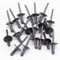 NC Lot de 40 rivets aveugles pour garde-boue de roue de véhicule, garnitures en plastique, clips de retenue de puits de roue à bascule pour BMW