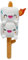 Marshi & Marshall Marshmallow 35 cm in Plüsch, 72 W x 78 H, Roservw2836