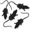 AKH® Rubber Rat Decorations | Pack of 4 Rats| Black Rubber Halloween Rat Toy | Rubber Mouse | Fake Rats Mice Toy | Halloween Realistic Rats | For Halloween Joke Prank Party Decoration
