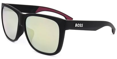 HUGO BOSS BOSS 1453/F/S DNZ MATTE BLACK BURGUNDY 61/14/145 MAN Sunglasses