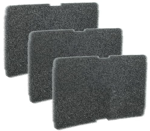 vhbw 3x Schwammfilter kompatibel mit Blomberg TKF 8455 WE50L, TKF 8456 AGE 63, TKF 8461 AG50 Wäschetrockner - Ersatzfilter-Set