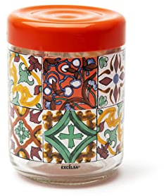 Excelsa Lisbona Barattolo con Coperchio, 800 Ml., Vetro
