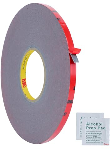 Hergestellt mit 3 M CP5108 doppelseitiges Extra stark Profiband Acrylschaumband Schaumklebeband Metall lackierte Oberflächen Automobil Spoiler Seitenvisier (CP5108, 5mm x 33 meter) similar to 4229P