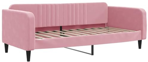 vidaXL Tagesbett Rosa 100x200 cm Samt