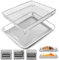 Air Fryer Basket Tray Replacement for Cuisinart TOA-60 TOA-65 TOA-70 Toaster Air Fryer Convection Oven, 12.2 * 11''Mesh Air Fryer Stainless Steel Basket Wire Rack Accessories Parts, Dishwasher Safe