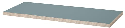 Generisch LAGKAPTEN Tischplatte 120x60 cm grau-türkis