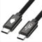 VMOJO USB C to USB C Cable, 3.2 Gen 2 USB-C Cable 50cm - 4K UHD 20Gbps USB C Cable Male to Male 100W PD Fast Charging Cable for Thunderbolt 3, Oculus Quest,USB-C Monitor, Galaxy S22/S23, Nylon Braided