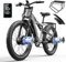 Shengmilo S600 Dual Motor Elektrofahrrad, 26-Zoll Fat Tire Adult Off-Road Elektrofahrrad mit abnehmbarem 48V 17.5Ah Akku, 7-Gang, mit Doppelstoßdämpfern und hydraulischen BremsenElektrofahrrad (S600)