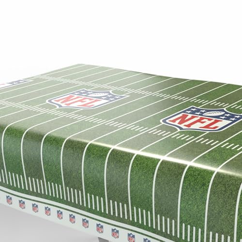 Party Factory NFL Tischdecke, 120x180cm, Papiertischdecke, NFL Fanartikel, Football Tischdecke, Deko Football Party