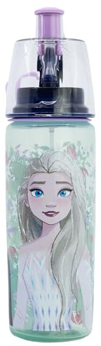 Stor Die Eiskönigin Kinder Trinkflasche 575ml aus Kunststoff mit Trinktülle und Sprühknopf BPA-frei Wiederverwendbar für Kinder
