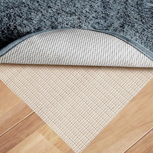 Bekeify 200 x 200 CM Antideslizante para Alfombras Alfombra Antideslizante Base Antideslizante Universal para Cajón Maletero de Coche PVC Alfombrilla para Alfombras y Cajones