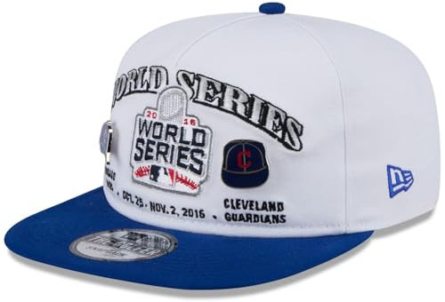New Era Golfer Cap - World Series 2016 PIN Cubs Indians