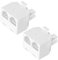 HAWAKA Adaptador RJ11 hembra a RJ11 macho para extensor de cable Ethernet, adaptador convertidor,Adattatore RJ11 e Splitter a 2 Vie da 2 Prese