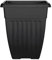 Large Tall Planter Square Plastic Garden Flower Plant Pot for Patio Garden or Indoor Plants Black (1)