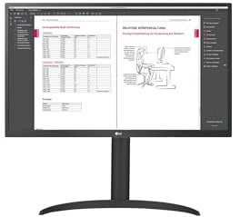 LG 27BP55U-B - Monitor LED - 68,6 cm (27) - 3840 x 2160 4K a 60 Hz