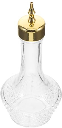 Amosfun Botella De Vidrio Vintage De Dispensador De Licor Accesorios De Barman para Cócteles Whisky Fiestas y Uso Doméstico Máquina para Preparar Cócteles