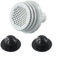 HpLive Kit de raccordement de filtre de piscine 3 pièces pour Intex, grille de tamis et buse d'entrée pour pompe, pièces de rechange pour piscines hors-sol