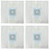Vacuum Cleaner Bags G Type Made of Cloth for Bosch For Siemens Models Efficient Filtration, 4 Count (A)