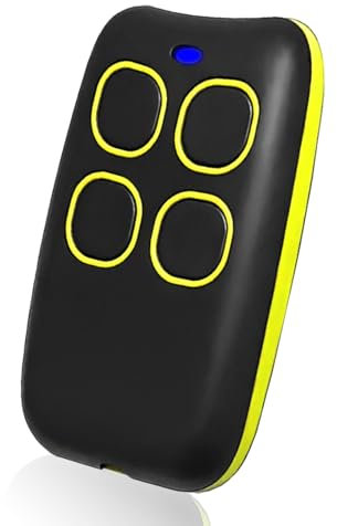 Mando a Distancia Universal para Puerta de Garaje, 4 en 1 Código Giratorio de 280 a 868 MHz, Programable, Abridor de Puerta de Garaje, Mando a Distancia para Puerta de Garaje