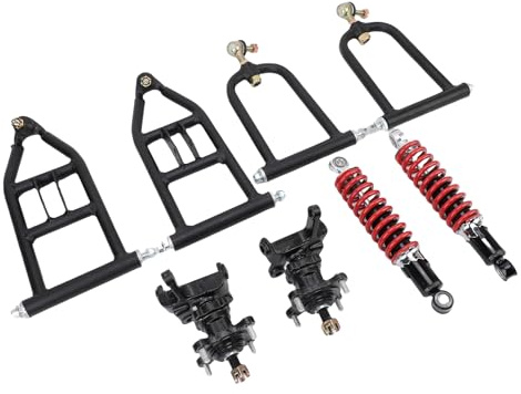 CFTGIW Hochfestigkeit Vordere Federbein -ARM -Baugruppen -Kit, Straßengeräusch, Go -Kart, Elektrisches ATV, Quad -Fahrrad mit Metall, Gummi -Material für DIY -Kit -Zubehör