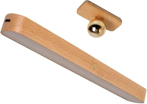 HBCIDC Wood Vanity Light Stick On Mirror for Makeup (1-Pack)