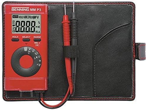BENNING MM P3 Multimeter 4-Digits Auto-Range und/oder manuell Ja/Ja 1mHz-5MHz für mV mV 10pF-100µF CAT III 300 V RMS 0,1mV-600V