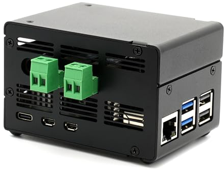KKSB Cases Pour Raspberry Pi 5 - Compatible avec la carte son IQaudio DigiAMP+ pour Raspberry Pi 5