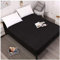 GELing Cache Sommier Drap Housse pour Matelas Jusqu'à 30/45 CM d'Épaisseur, Résistant à l'eau, Disponible en Différentes Tailles Et Couleurs,Noir,160X200+30cm