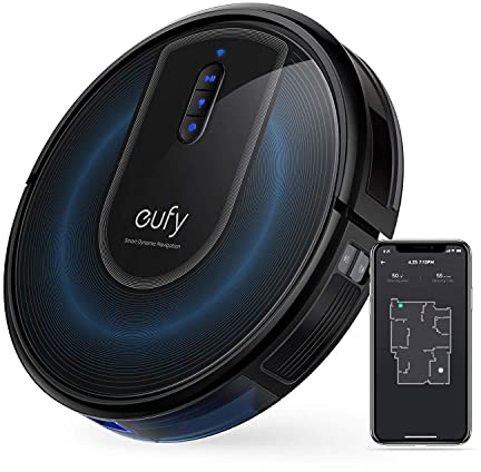 eufy RoboVac G30 Saugroboter mit Smart Dynamic Navigation 2.0, Roboterstaubsauger mit 2000Pa Saugkraft, WLAN-Konnektivität, Ideal für Teppiche und Hartböden