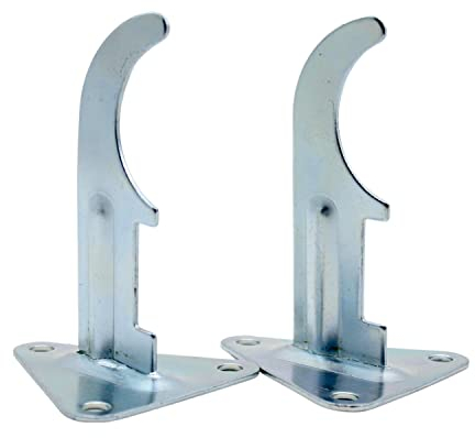 DOJA Industrial | Heizkoerper Halterung | PACK 2 | 75 Kurve 1 | Dreieckige Heizung Befestigung für Wandheizung | Heizungs Halter fuer Elektrische Heizkörper, Wasserheizkörper, Radiator