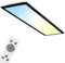 BRILONER - LED Deckenlampe mit Fernbedienung, dimmbar, 1m, flach, einstellbar von warmweiß bis kaltweiß, Lampe, Deckenleuchte, Wohnzimmerlampe, LED Panel, Schlafzimmerlampe, 100x25x6 cm, Schwarz