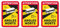 Packung mit 3 Aufklebern für Busse, Wohnwagen und Vans - Achtung Angles Morts - Beschilderungspflicht in Frankreich - hohe Sichtbarkeit für schwere Fahrzeuge (Bus3)