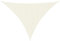 vidaXL Parasole a Vela Ombra Tenda da Sole Elegante Moderna Anti UV Giardino Frangisole Terrazza Balcone Oxford Triangolare 5x5x6 m Crema