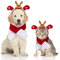 KATELUO Haustier-Stirnband, Weihnachtsgeweih, Mütze, Weihnachtsmütze, Kopfbedeckung, Kopfbedeckung für Katzen und Hunde (Stil 4)