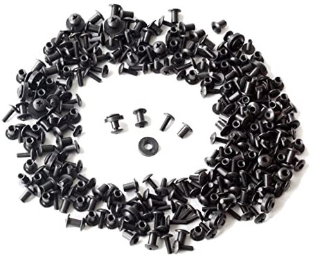 lin 100 stücke Tek Lok Schraube Set Chicago-Schraube kommt mit Waschmaschine for DIY. Hülle Holster Handwerkzeugteile Going