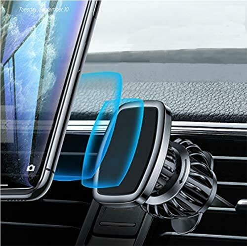 JXBCGAL Support de Téléphone Portable pour Voiture, Support de téléphone de Voiture Magnétique, Support de téléphone à 360 ° à Aimant Rotatif Compatible avec Les Smartphones Les Plus Courants